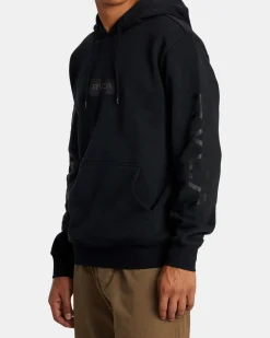 RVCA BIG LABEL HOODIE Black