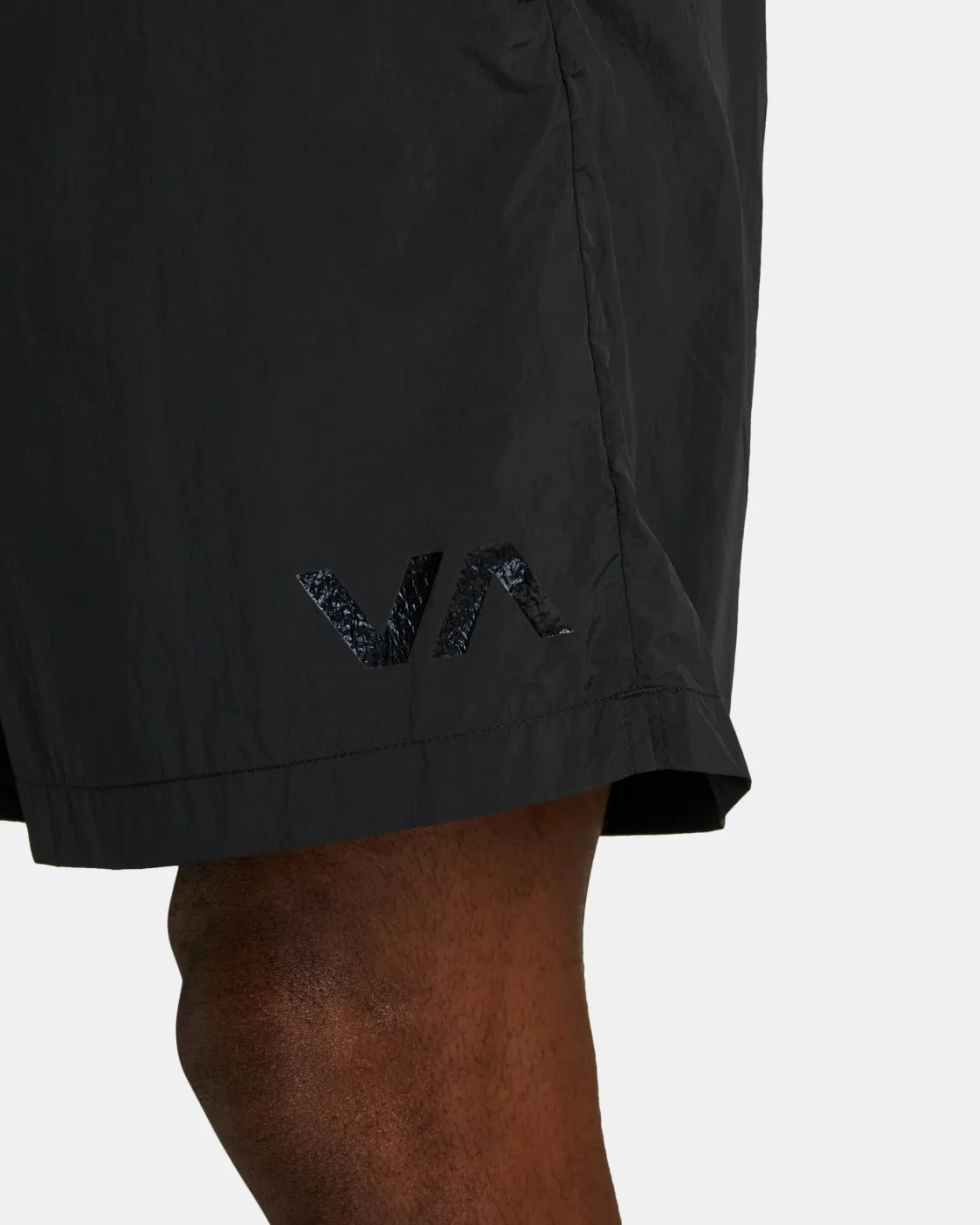 RVCA BIG LOUNGER ELASTIC WAIST SHORTS Black Clearance