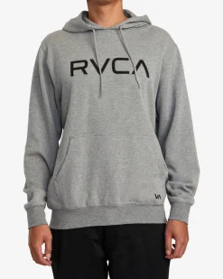 RVCA BIG HOODIE Athletic Heather Hot