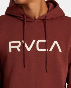 RVCA BIG HOODIE Red Earth New
