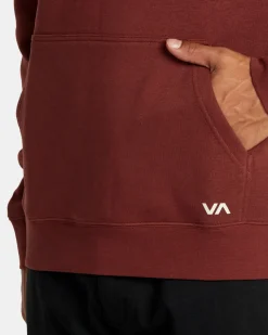 RVCA BIG HOODIE Red Earth New