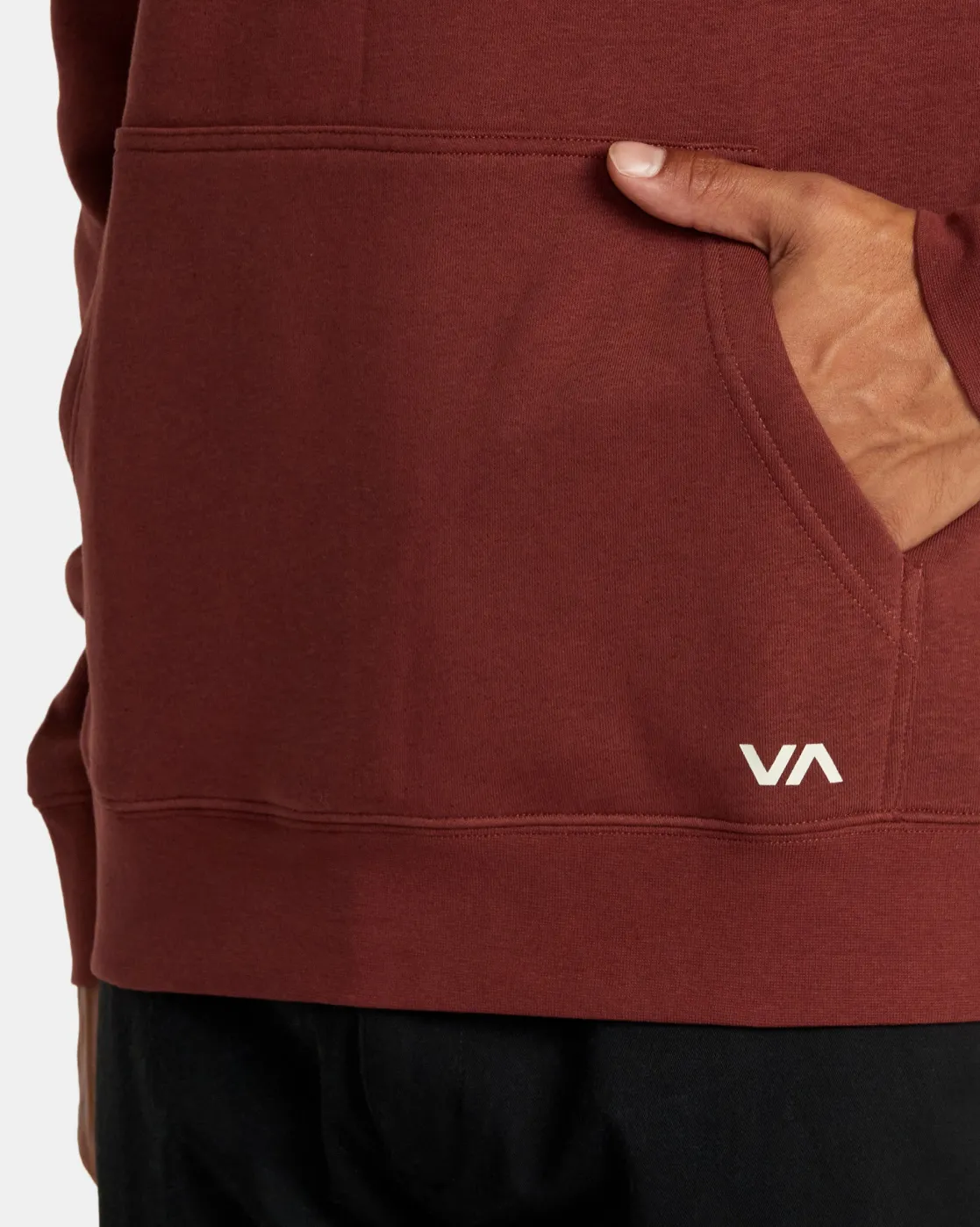 RVCA BIG HOODIE Red Earth New