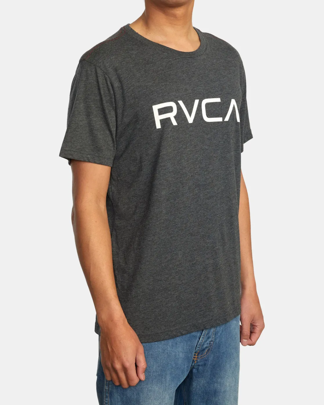 RVCA BIG TEE Black/White Outlet