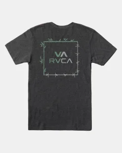 RVCA BORDERED TEE Black