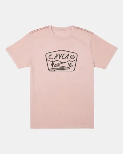 RVCA BORREGO TEE Pale Mauve