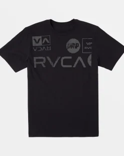RVCA BOYS DOT MATRIX SHORT SLEEVE TEE Black Online