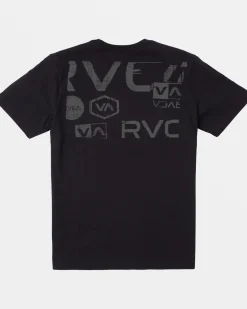 RVCA BOYS DOT MATRIX SHORT SLEEVE TEE Black Online