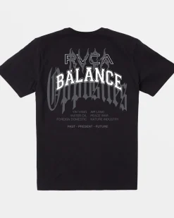 RVCA BOYS METALURGY SHORT SLEEVE TEE Black Discount