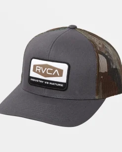RVCA BOYS MISSION TRUCKER HAT Dark Grey Outlet