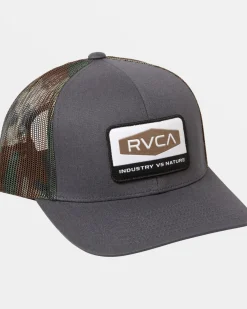 RVCA BOYS MISSION TRUCKER HAT Dark Grey Outlet
