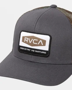 RVCA BOYS MISSION TRUCKER HAT Dark Grey Outlet