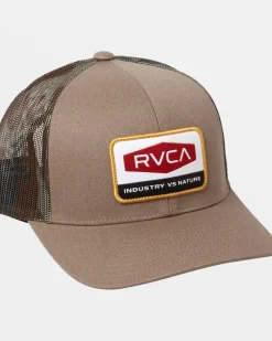RVCA BOYS MISSION TRUCKER HAT Mocha Outlet
