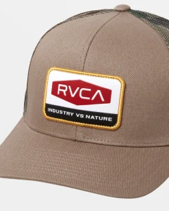 RVCA BOYS MISSION TRUCKER HAT Mocha Outlet