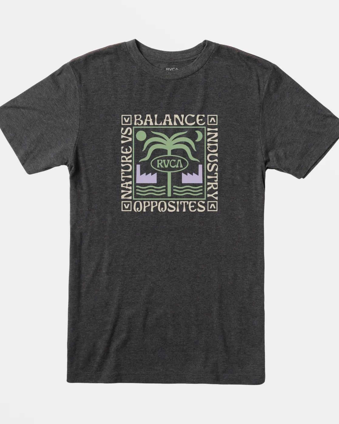 RVCA BOYS MOROCCO PALM TEE Black Discount