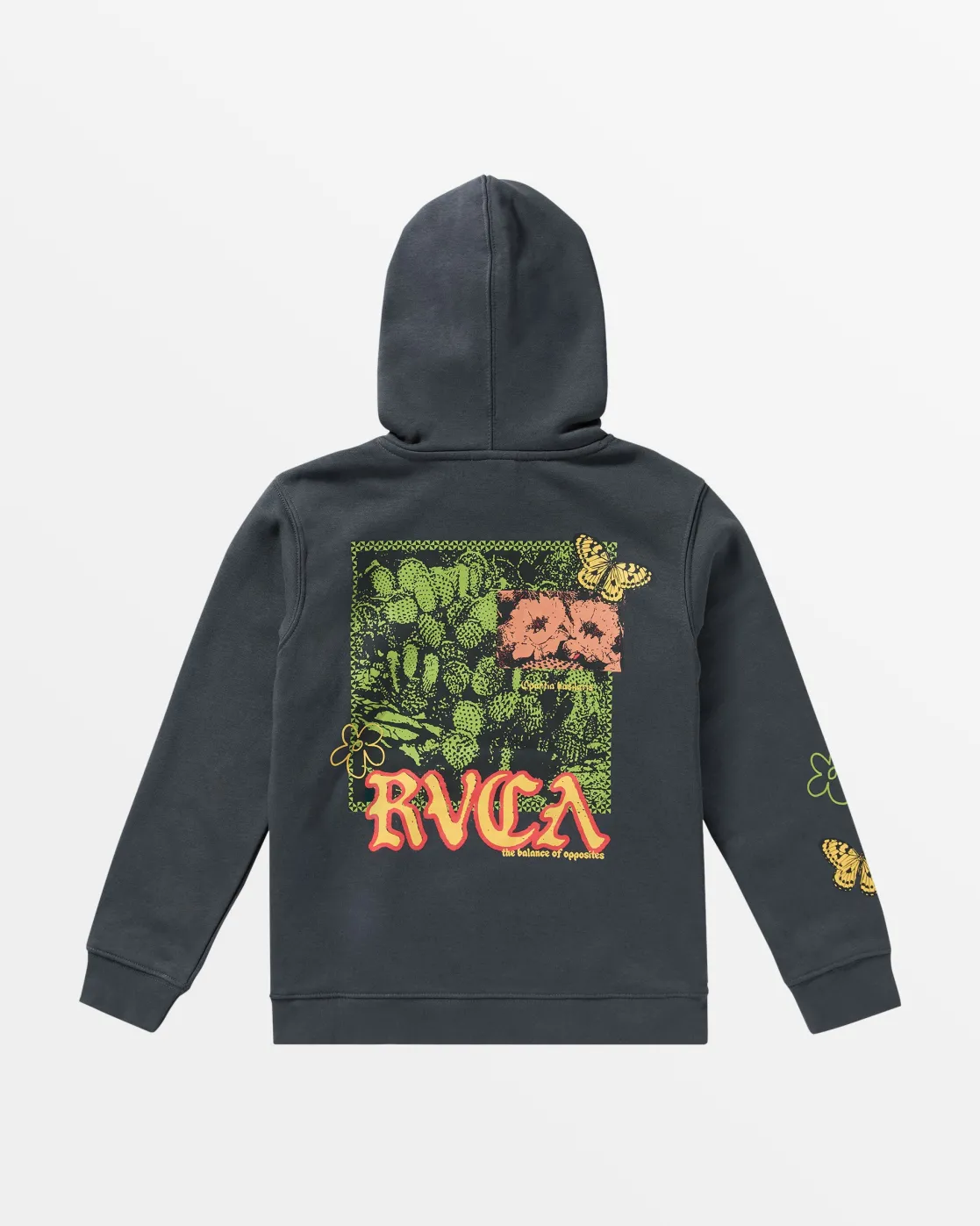 RVCA BOYS OPUNTIA HOODIE Garage Blue Sale
