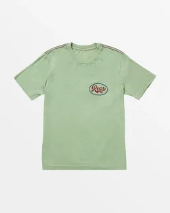 RVCA BOYS PROWL TEE Granite Green Clearance