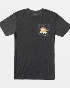 RVCA BOYS SPRING BREAK SHORT SLEEVE TEE Black Discount