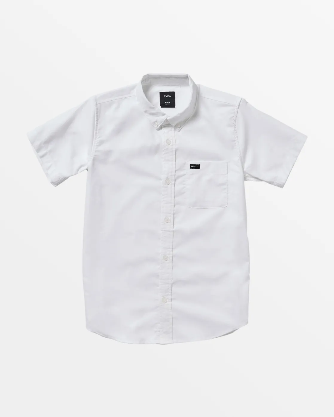 RVCA BOYS THAT'LL DO SHORT SLEEVE SHIRT White Hot