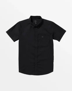 RVCA BOYS THAT'LL DO SHORT SLEEVE SHIRT Black Best