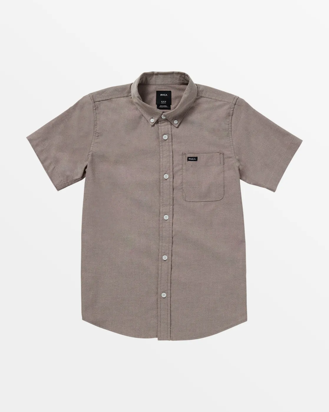 RVCA BOYS THAT'LL DO SHORT SLEEVE SHIRT Plum Ash Outlet