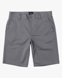 RVCA BOYS WEEKDAY STRETCH 18" SHORTS Smoke Online