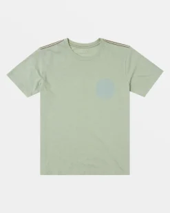 RVCA BOYS WORDMARK TEE Granite Green Sale