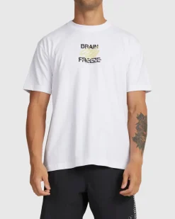 RVCA BRAIN FREEZE TEE White