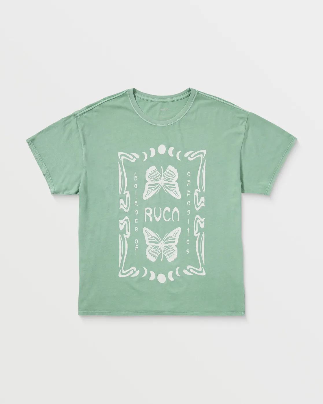 RVCA BUTTERFLY BAGGIE TEE Green Haze New