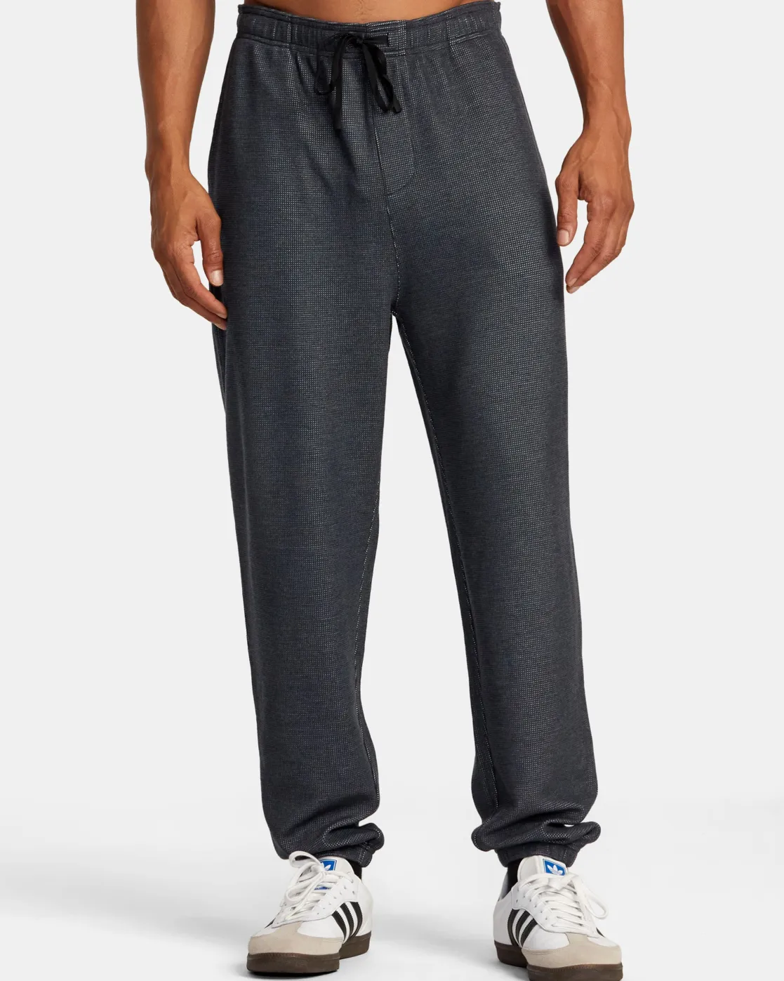 RVCA C-ABLE WAFFLE KNIT JOGGERS Navy Heather Hot