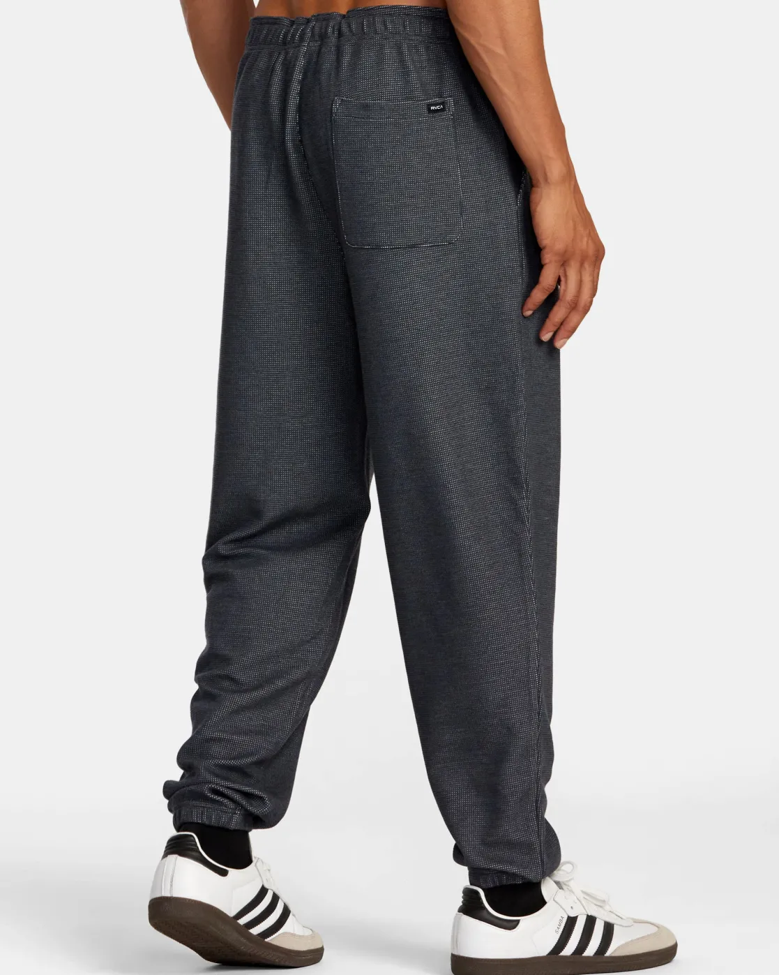 RVCA C-ABLE WAFFLE KNIT JOGGERS Navy Heather Hot