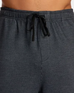 RVCA C-ABLE WAFFLE KNIT JOGGERS Navy Heather Hot