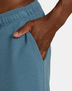 RVCA C-ABLE WAFFLE KNIT SHORTS Glacier Best