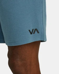 RVCA C-ABLE WAFFLE KNIT SHORTS Glacier Best