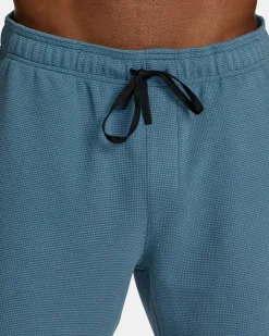 RVCA C-ABLE WAFFLE KNIT SHORTS Glacier Best