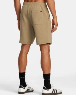RVCA C-ABLE WAFFLE KNIT SHORTS Dark Khaki Outlet