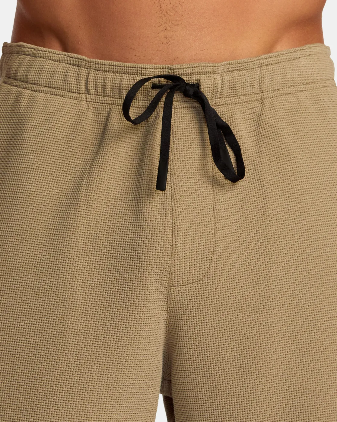 RVCA C-ABLE WAFFLE KNIT SHORTS Dark Khaki Outlet