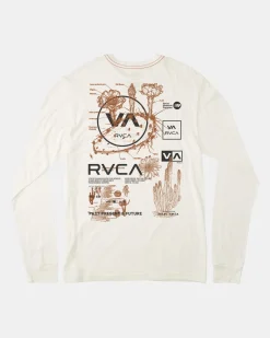 RVCA CACTUSCEA LONG SLEEVE TEE Antique White New