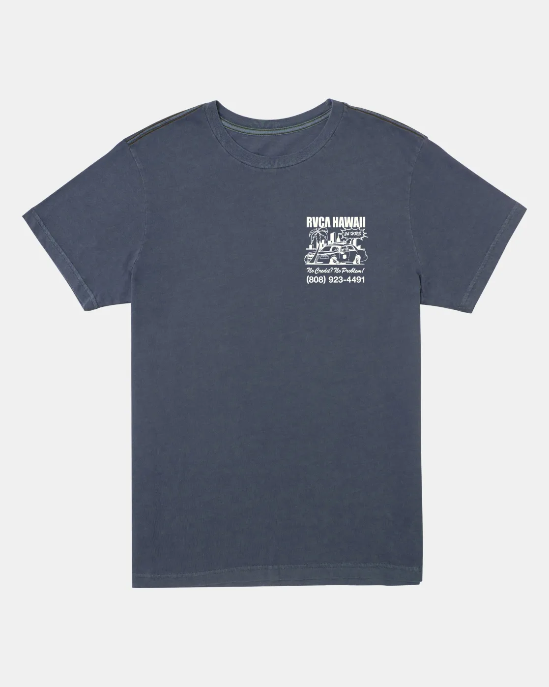RVCA CASH FOR JUNK TEE Moody Blue Outlet