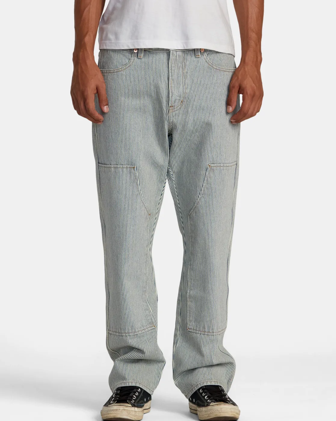 RVCA CHAINMAIL DENIM Blue Hickory