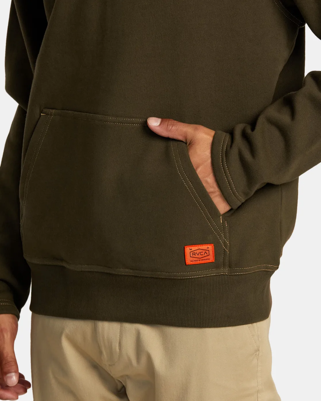 RVCA CHAINMAIL PULLOVER Chocolate Online