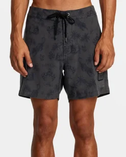 RVCA CHEFS KISS 16" BOARDSHORTS Black Best