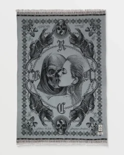 RVCA CHEFS KISS BLANKET HEATHER GREY Outlet