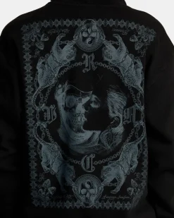 RVCA CHEFS KISS HOODIE Black Discount