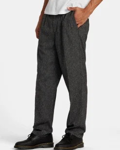 RVCA CHEFS KISS RELAXED FIT PANTS Charcoal Heather Online