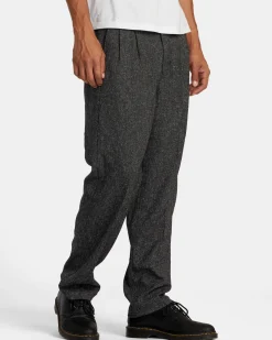 RVCA CHEFS KISS RELAXED FIT PANTS Charcoal Heather Online