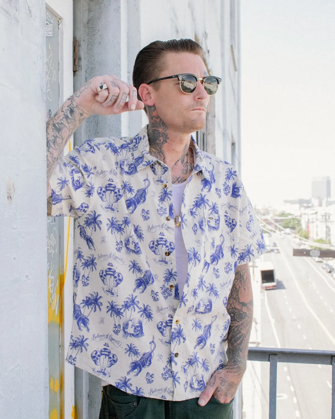 RVCA CHEFS KISS SHORT SLEEVE SHIRT Natural Sale