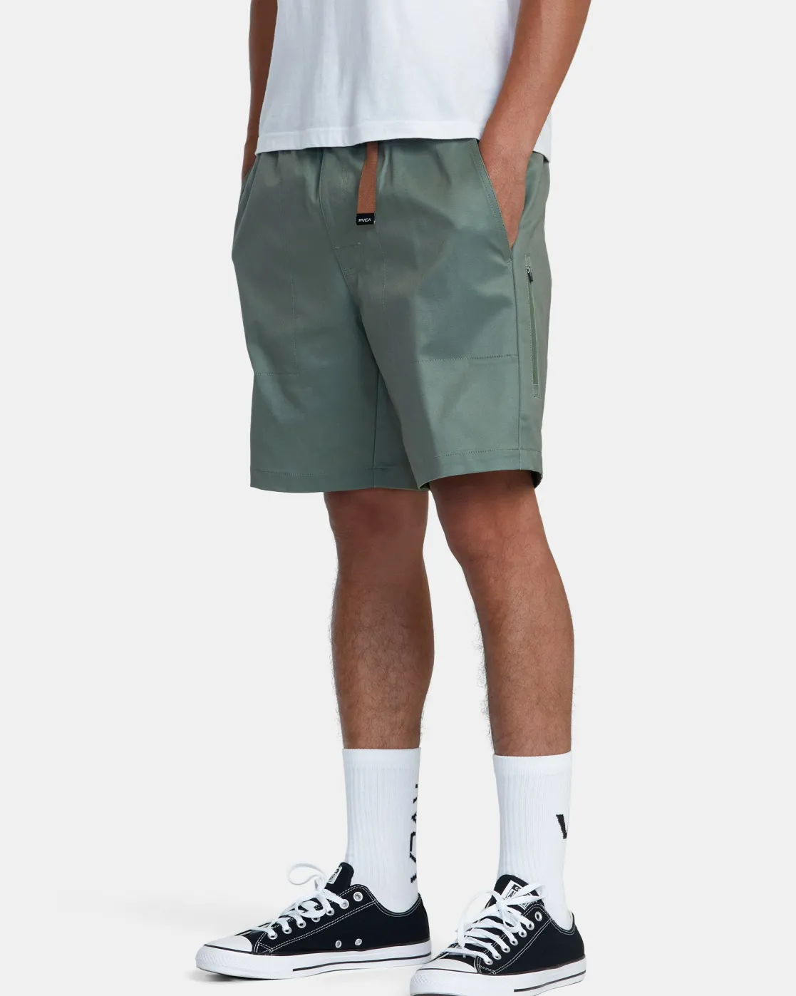 RVCA CIVIC HYBRID 18" BOARDSHORTS Olivine New