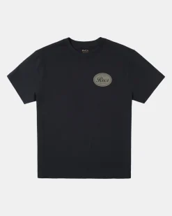 RVCA CLASSIC SEAL TEE Black Hot