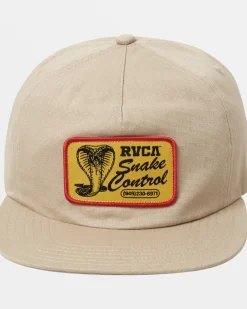 RVCA COBRA SERVICES SNAPBACK HAT Khaki Hot
