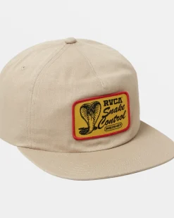 RVCA COBRA SERVICES SNAPBACK HAT Khaki Hot